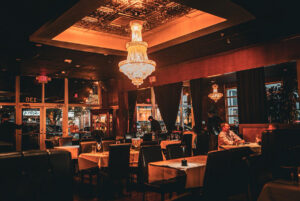 C&W Steakhouse dining room