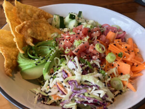 Club House tuna poke bowl 1200x900