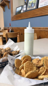 Harbor Inn fried pickles and oysters