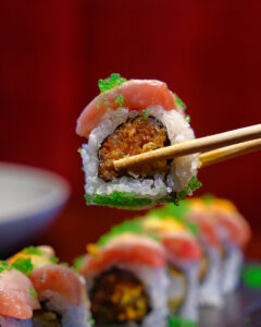 Hestia Rooftop sushi roll