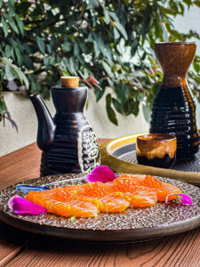 Hestia salmon crudo