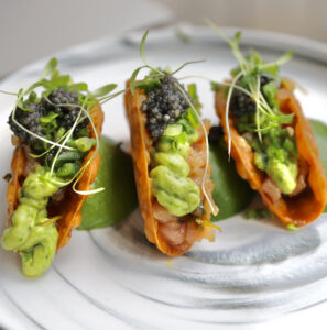 Mariposa TUNA POKE TACOS