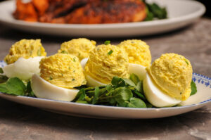 Southern Pecan Deviled Eggs