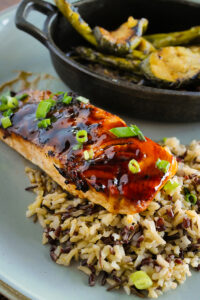Towel City Tavern Teriyaki Salmon