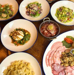 Fontana Di Vino dishes