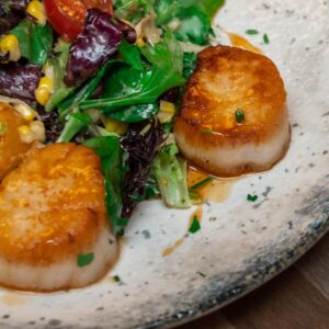 Half Shell Scallops